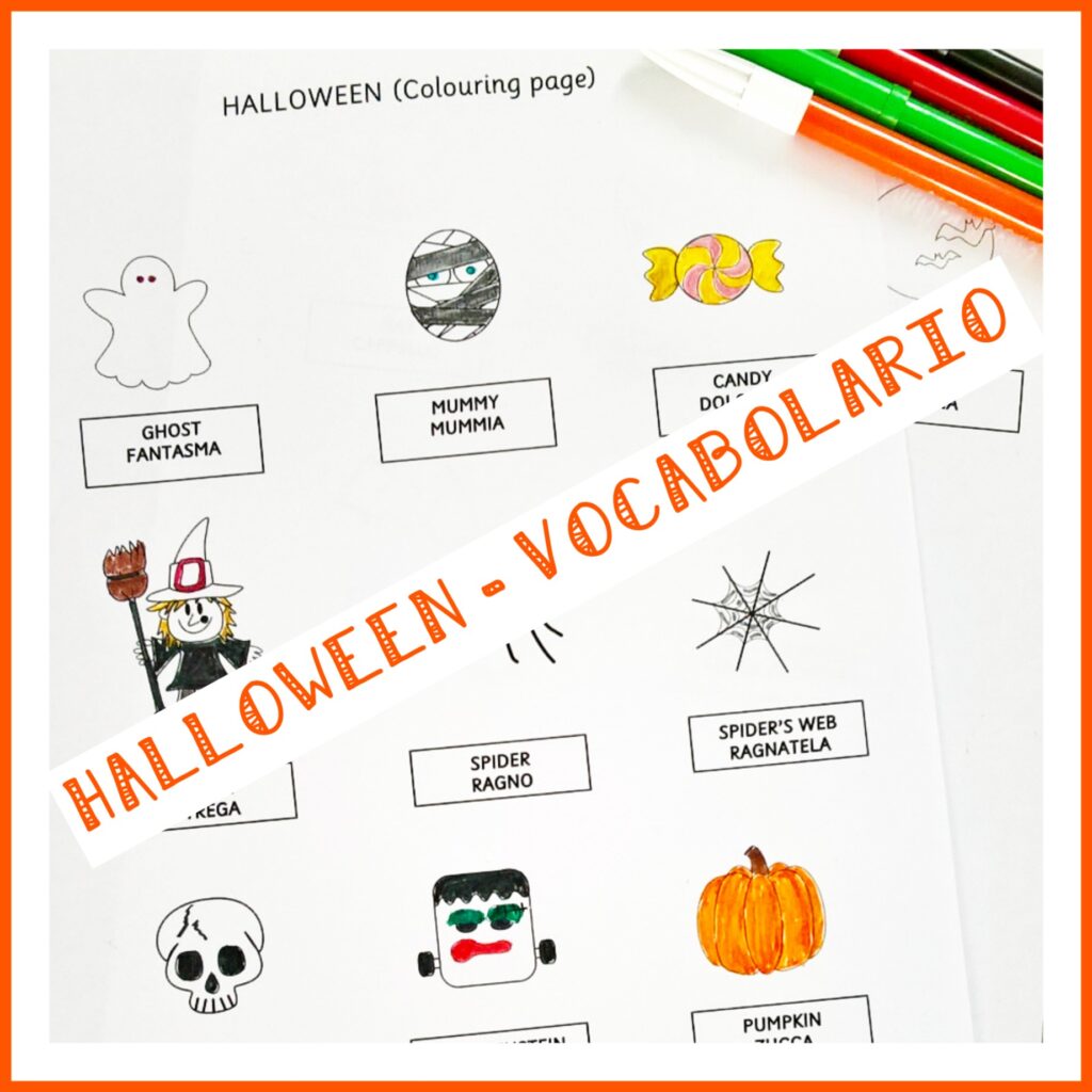 HALLOWEEN VOCABOLARIO