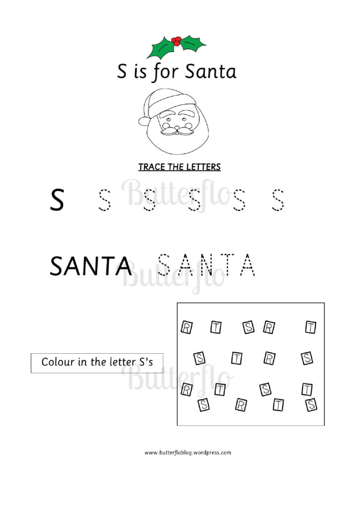 S IS FOR SANTA