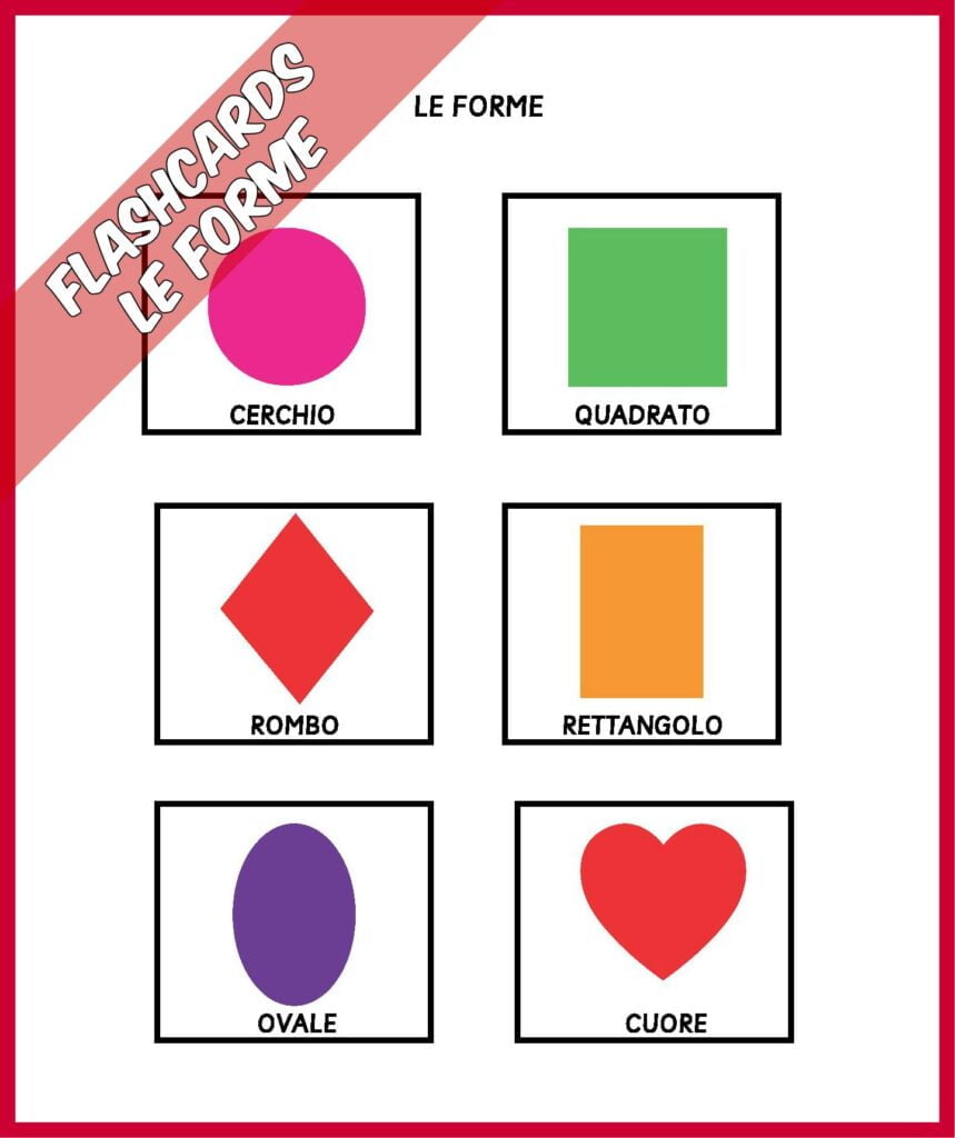 FLASHCARDS LE FORME