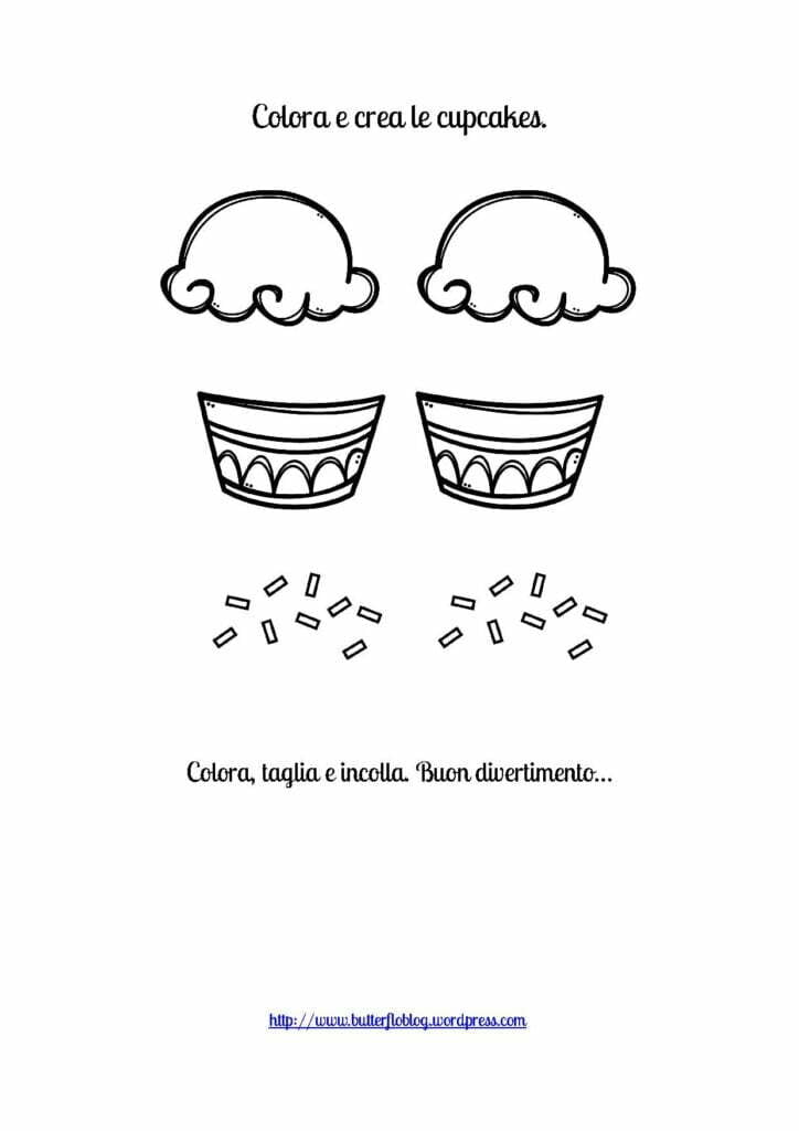 cupcakes cut and paste