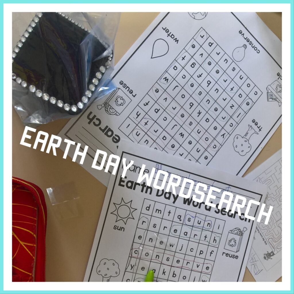EARTH DAY WORDSEARCH