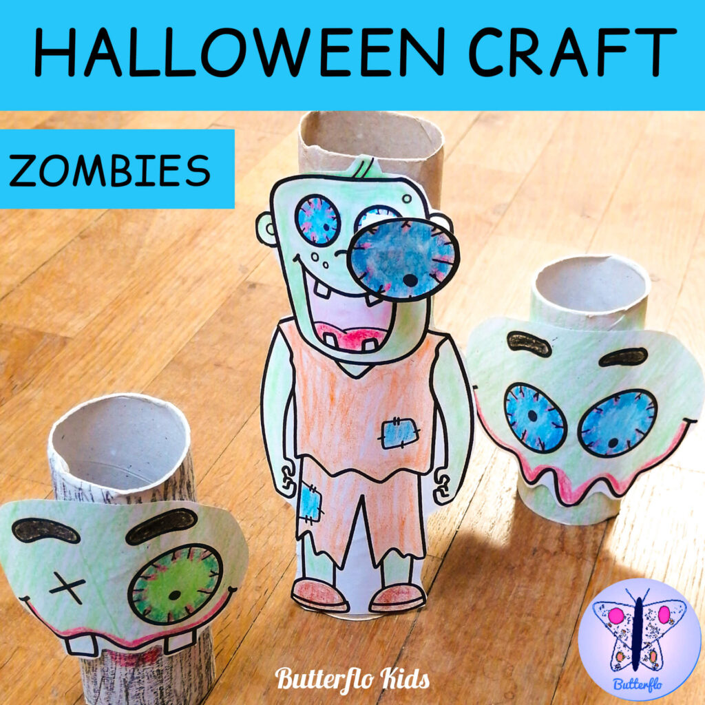 halloween zombie craft
