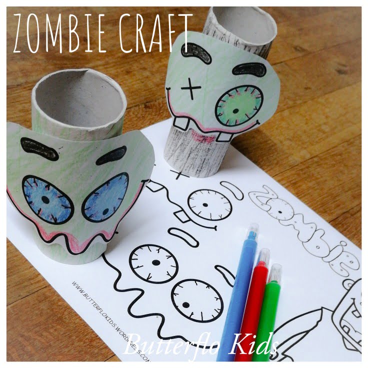 Halloween zombie craft