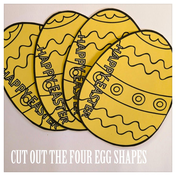 easter egg craft templates