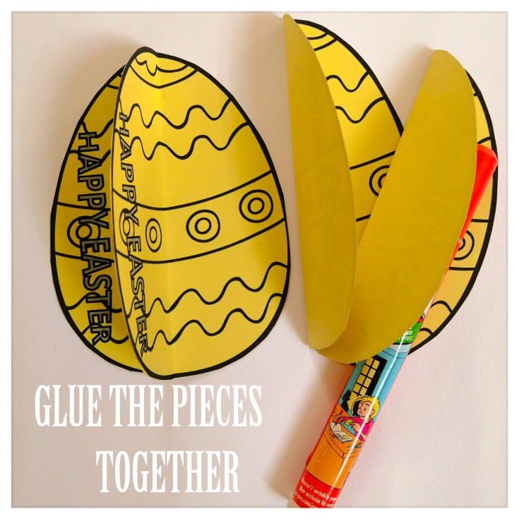 easter egg craft template