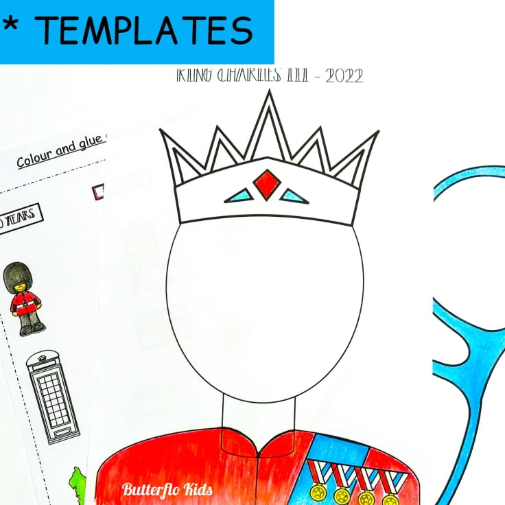 King Charles iii craft templates