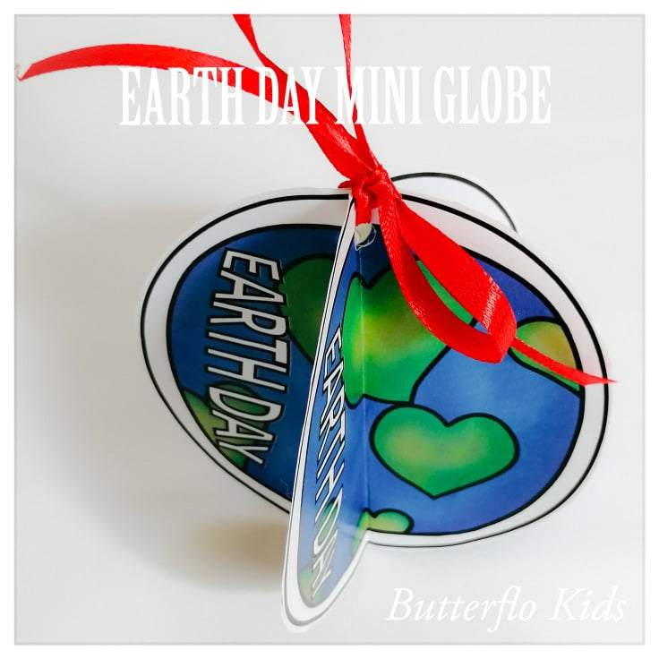 earth day mini globe craft