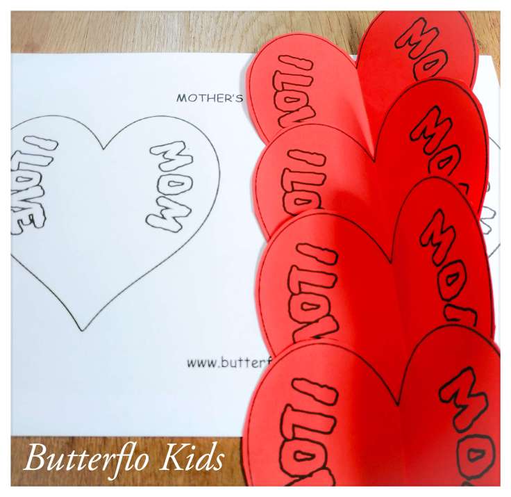 mothers day heart craft