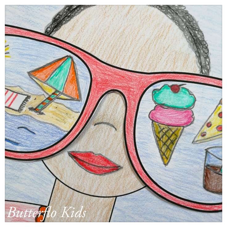 summertime sunglasses portrait craft