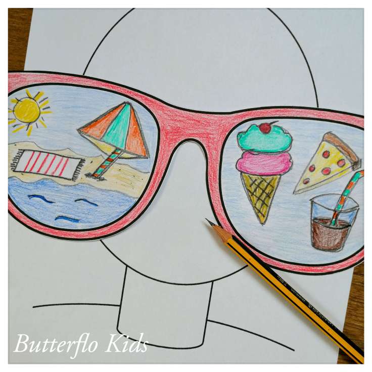 summertime sunglasses portrait 
