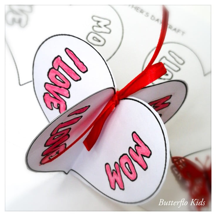 mothers day heart craft