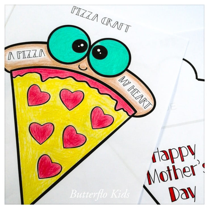 mothers day a pizza my heart craft