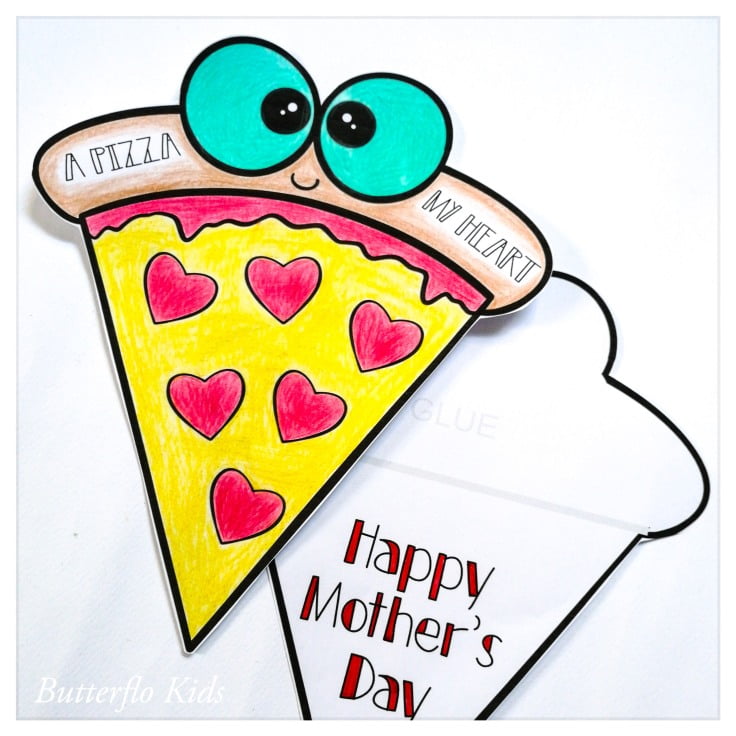 mothers day a pizza my heart craft