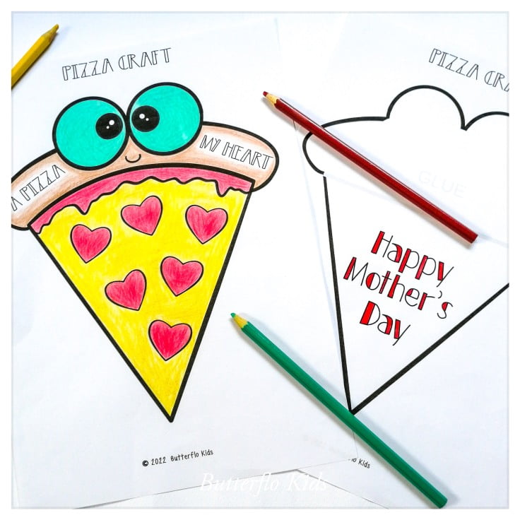 mothers day a pizza my heart craft
