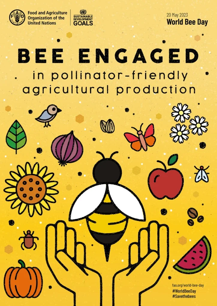 world bee day poster