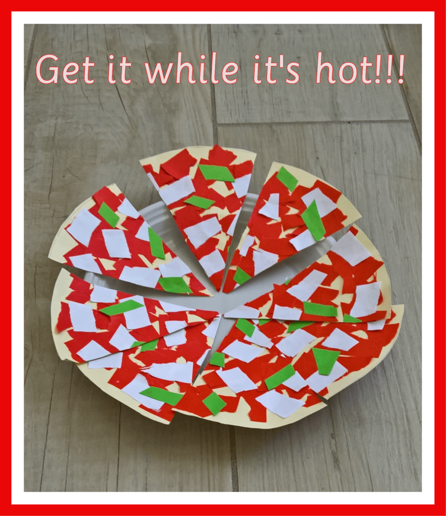 easy homemade pizza paper craft