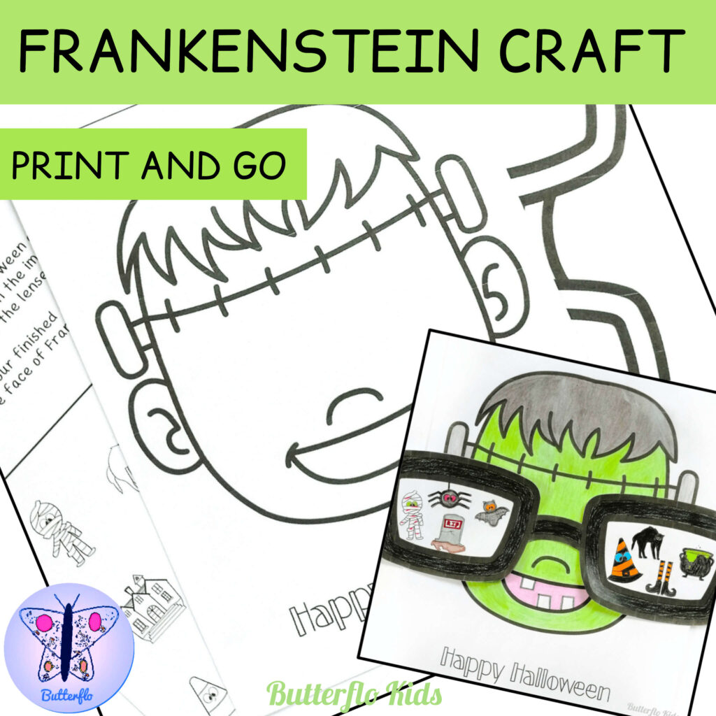 Frankenstein Halloween Craft