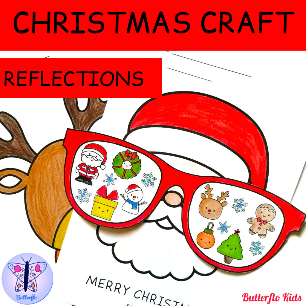 Christmas Santa Claus and Rudolph the reindeer craft