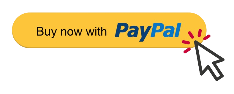 PayPal button with arrow