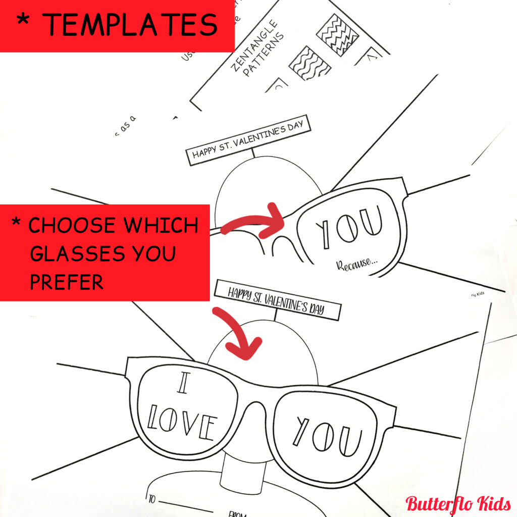 st valentines day craft templates