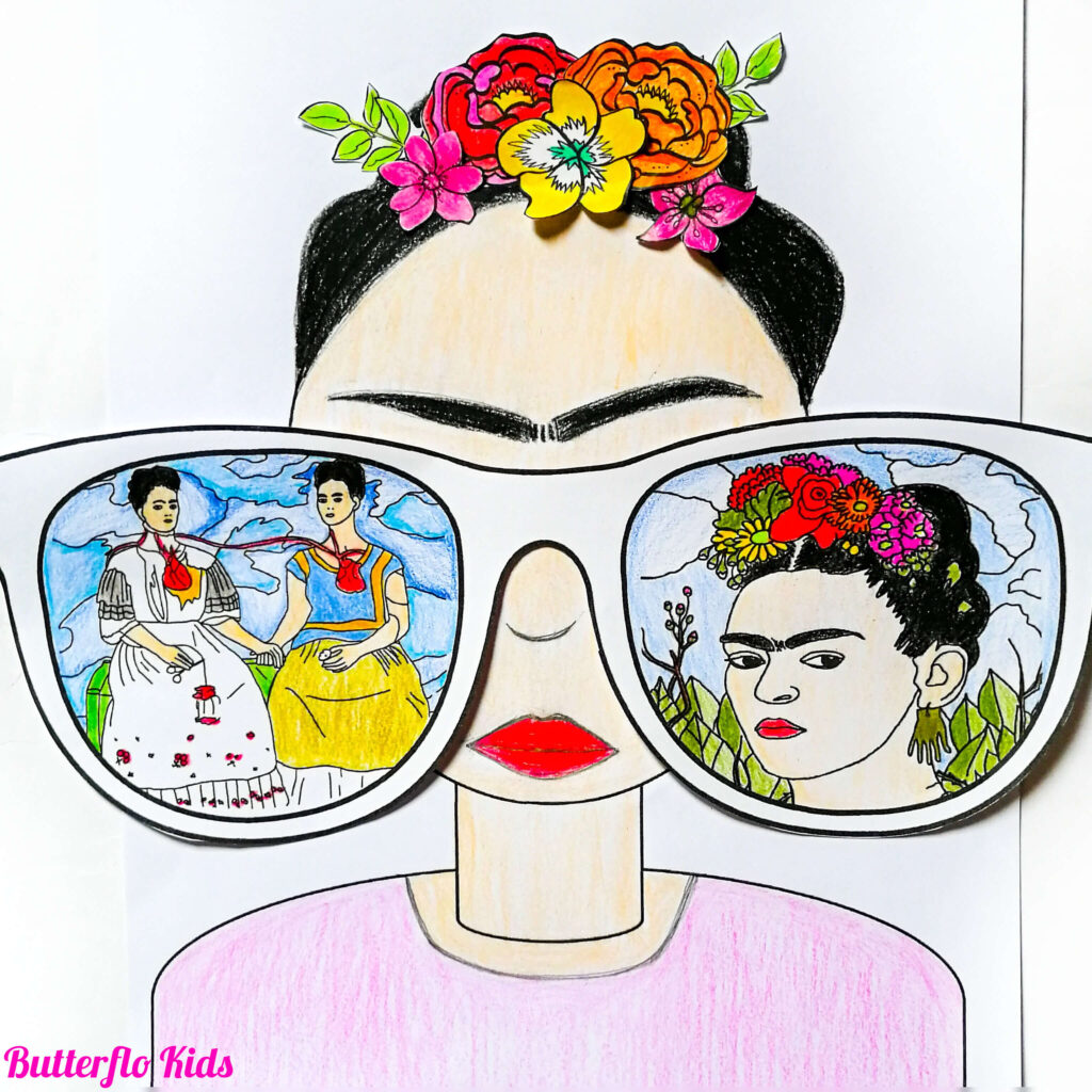 Frida Kahlo craft activity