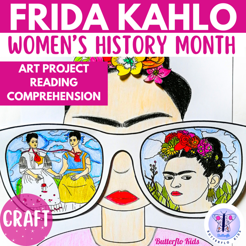 Frida Kahlo reading comprehension art project