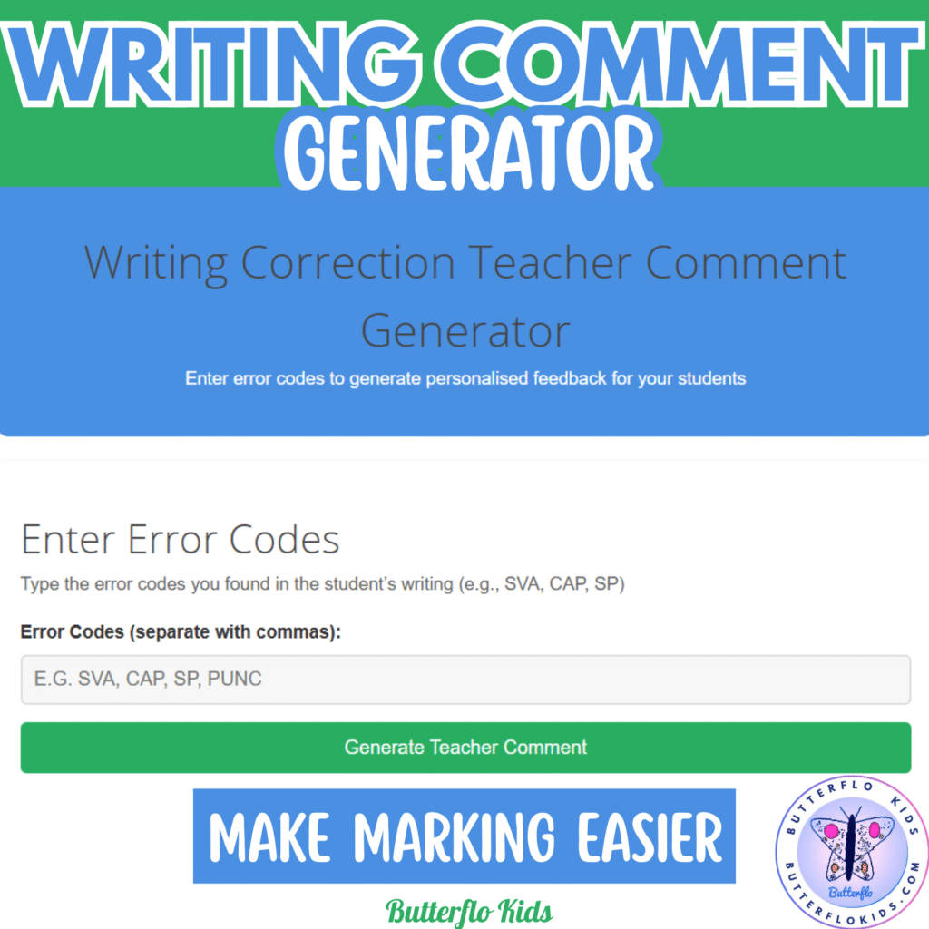 ESL writing comment generator