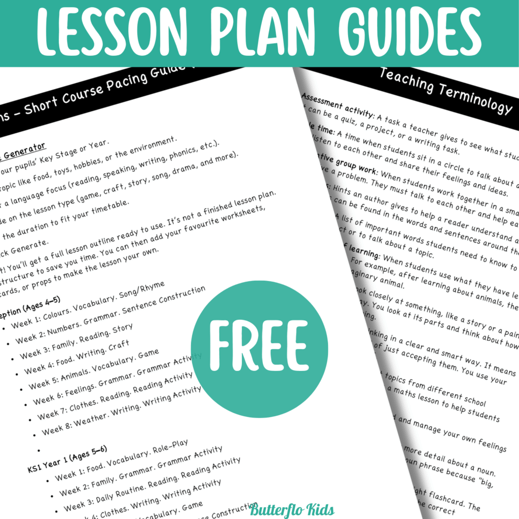 esl lesson plan guides