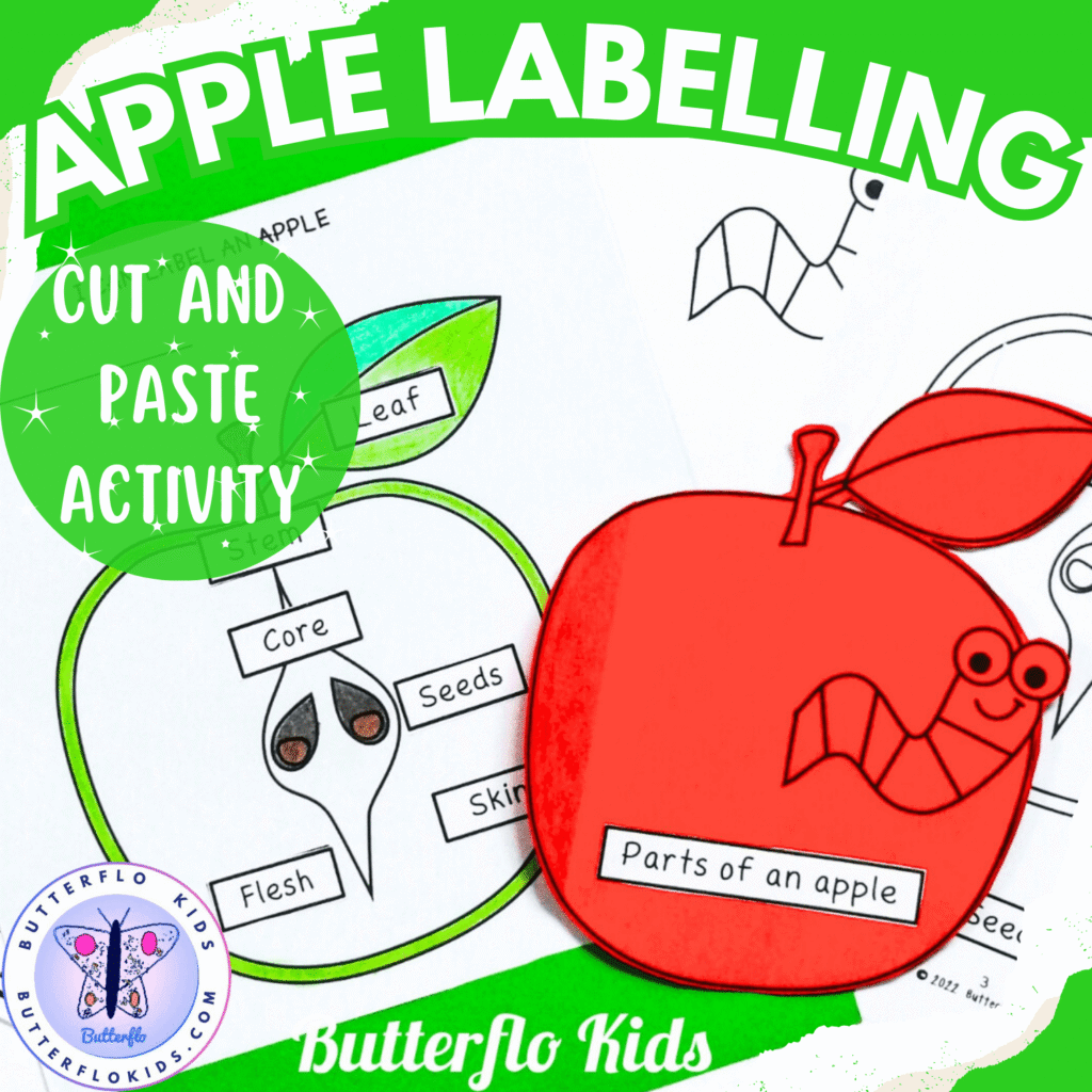 part of an apple labelling activities