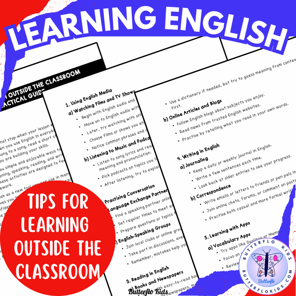 tips and tricks for learning english outside the classroom