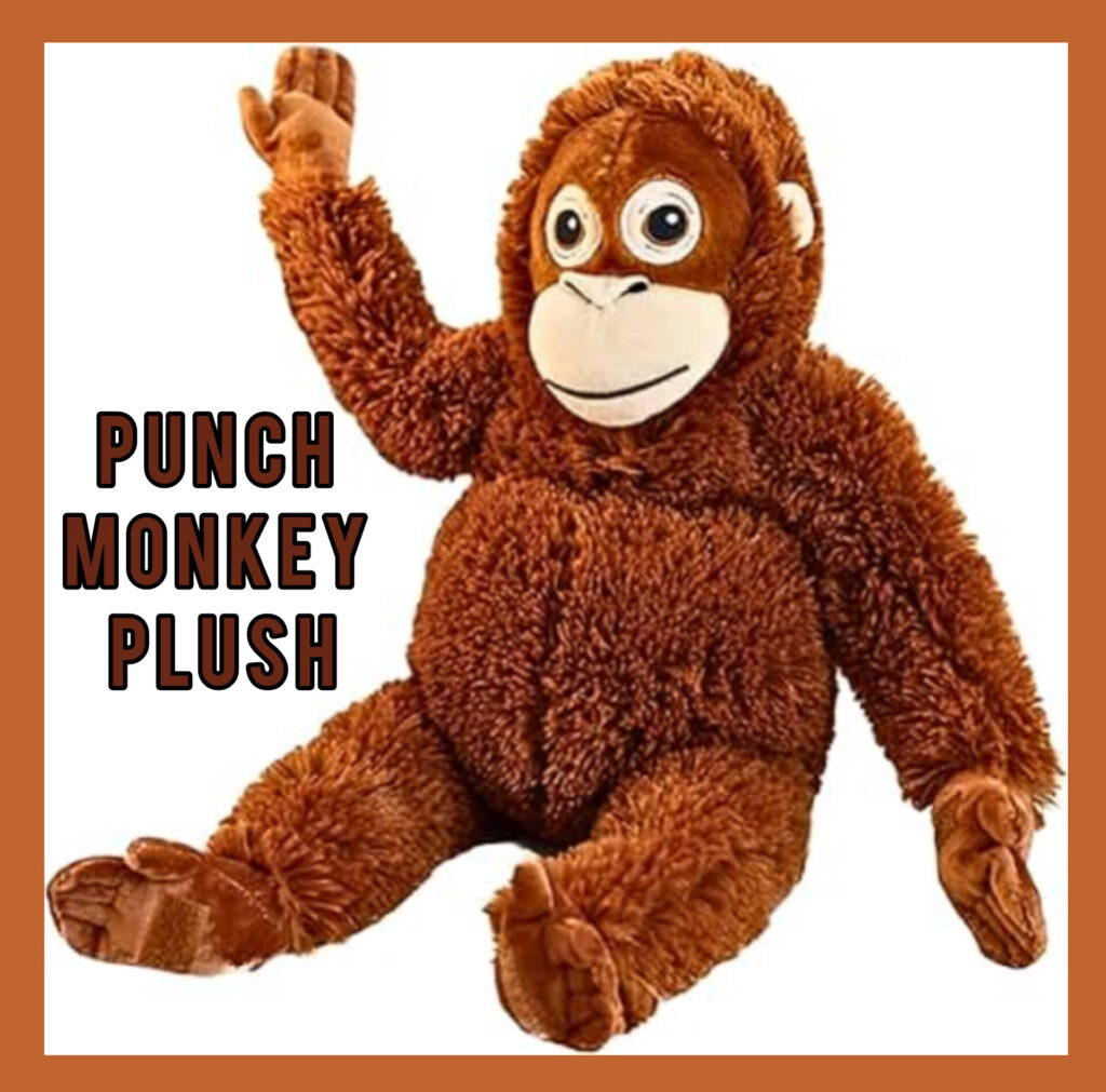 punch monkey plush