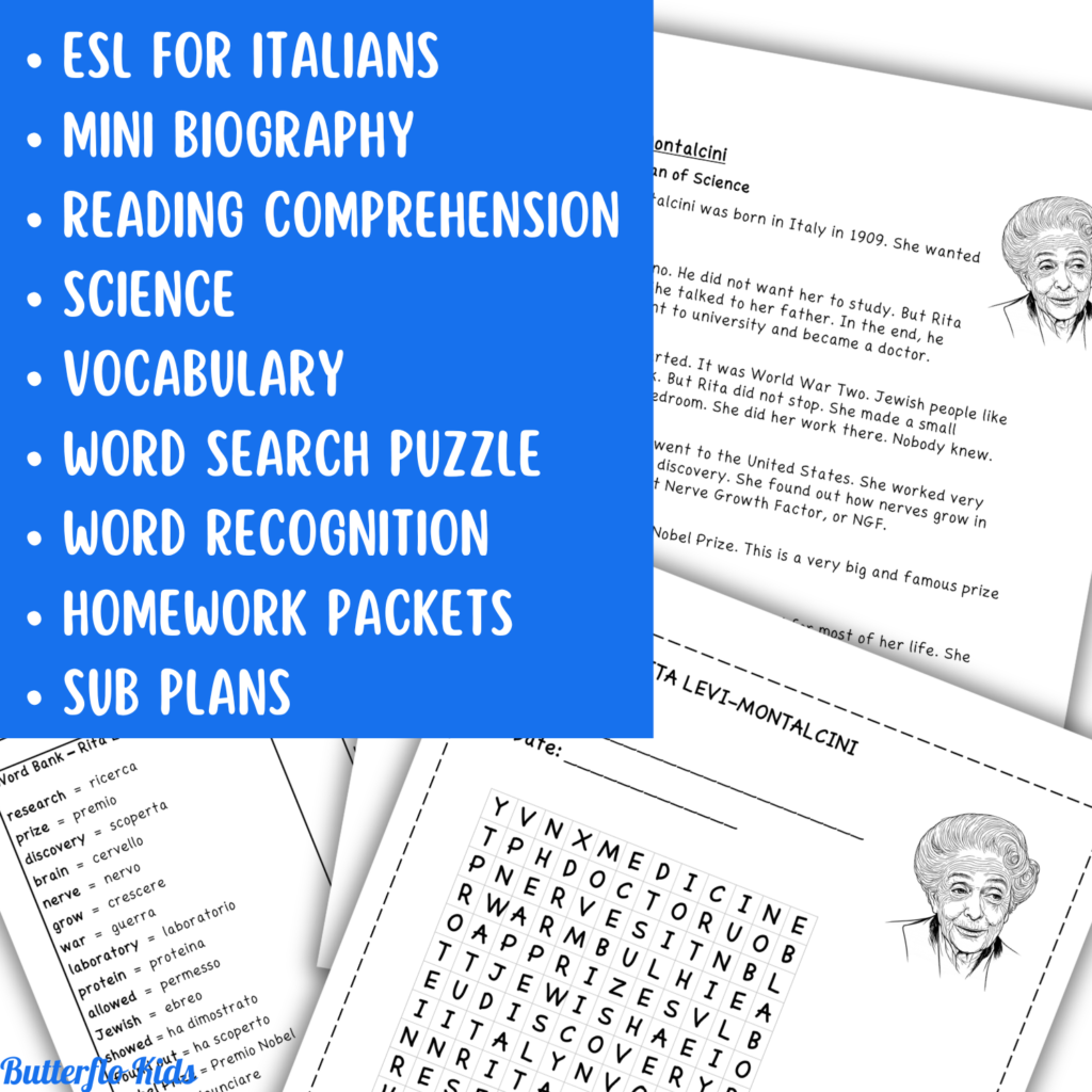 rita levi montalcini skills features